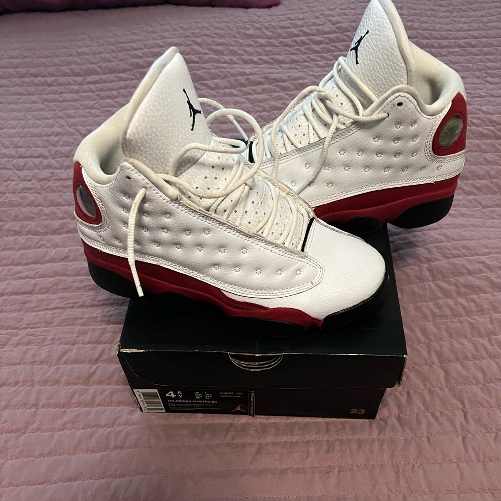 Red and black air Jordan 13 retro